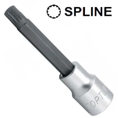 Торцева головка Toptul SPLINE M14 L100мм 1/2" (BCJD1614)