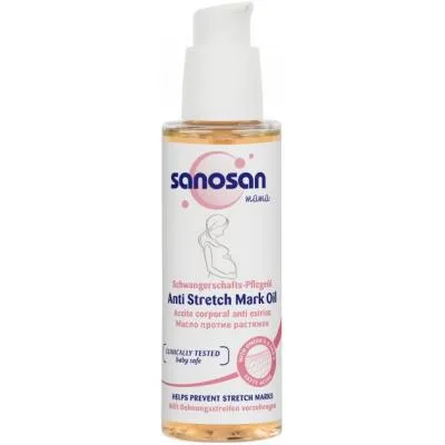 Косметика для мам Sanosan Mama Олія від розтяжок для вагітних 100 мл (4003583207213)