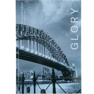 Канцелярська книга Axent Glory А4 у твердій обкладинці 96 аркуші клітинка (8422-566-A)