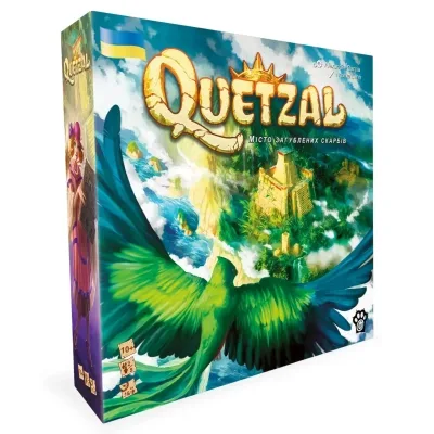 Настільна гра WoodCat Кетцаль (Quetzal) (укр.) (QTL001)