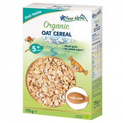 Дитяча каша Fleur Alpine Organic Oat Вівсяна 175 г (4779050670131)