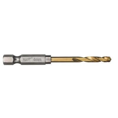 Свердло Milwaukee по металу RedHEX HSS-G TiN, 4 мм (10шт) (4932478178)