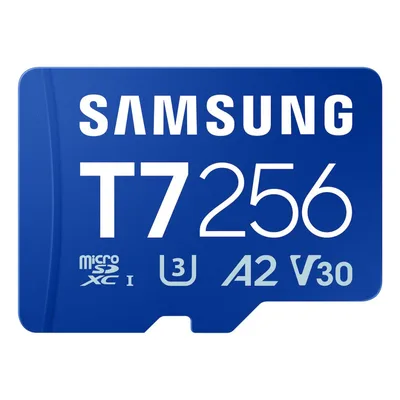 Карта пам'яті Samsung 256GB microSDXC class 10 UHS-I U3 V30 A2 T7 (MB-MB256T/WW)