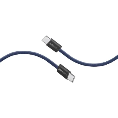 Дата кабель USB-C to USB-C 1.2m Promate (ecoline-cc120.navy)