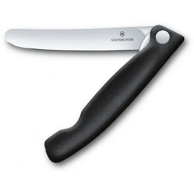 Кухонний ніж Victorinox SwissClassic Foldable Paring 11 см Black (6.7803.FB)