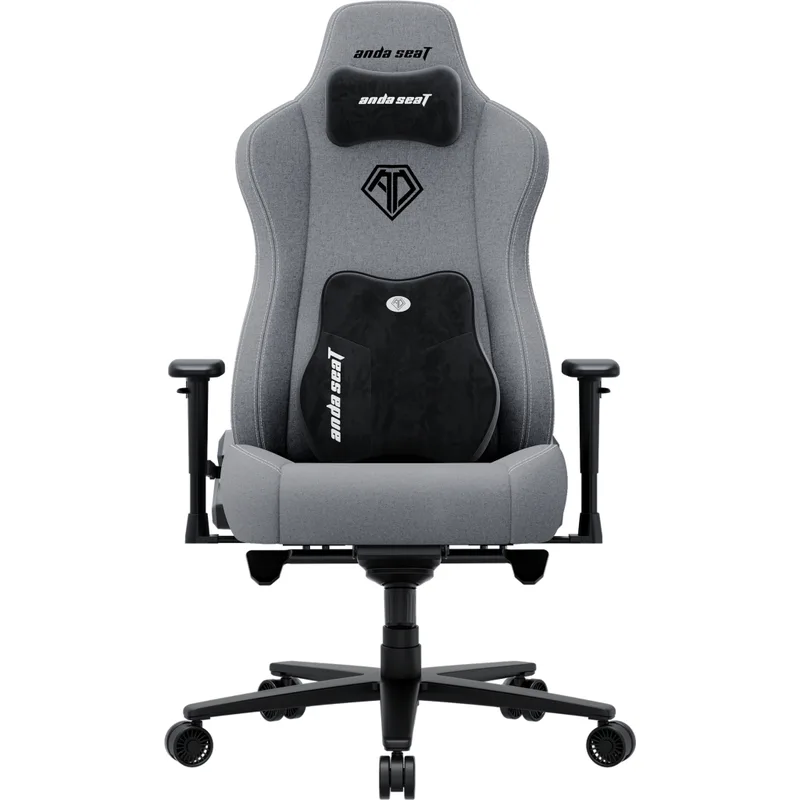Крісло ігрове Anda Seat Novis Plus Fabric XL Grey (AD23YC-XL-01-G-F-G04)