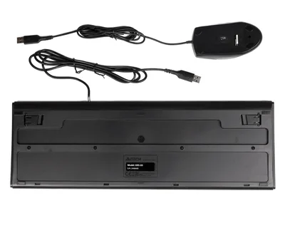 Комплект (клавіатура, миша) A4Tech KR-8372 Black