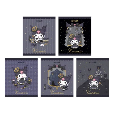 Зошит Kite Kuromi, 24 аркуші, лінія (HK25-239)