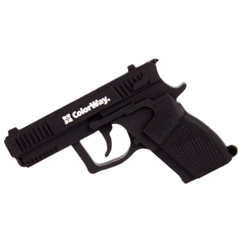 USB флеш накопичувач ColorWay Pistol 32 GB 3.0 Black (CW-USBPL32)