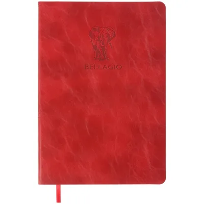 Книга записна Buromax BELLAGIO, А5, 96 аркушів, клітинка, червоний (BM.295118-05)