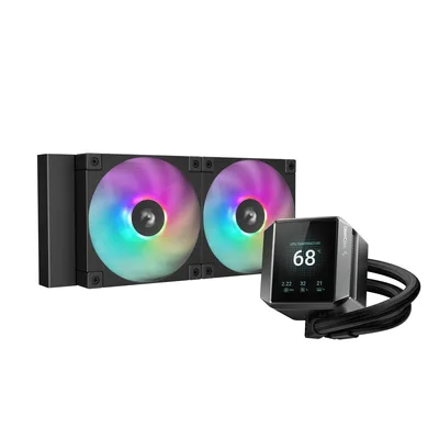 Система рідинного охолодження Deepcool Mystique 240 ARGB Black (R-LX550-BKADSNC-G-1)