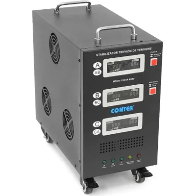 Стабілізатор напруги Conter MSER-15KVA/12KW- 400V-V2 3ф (MSER-15KVA/12KW- 400V-V2)