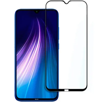 Скло захисне PowerPlant Full screen Xiaomi Redmi Note 8, Black (GL607648)