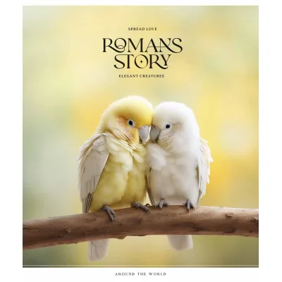 Зошит Школярик Romance stories 48 аркушів клітинка (048-3571K) (упаковка 10 шт)