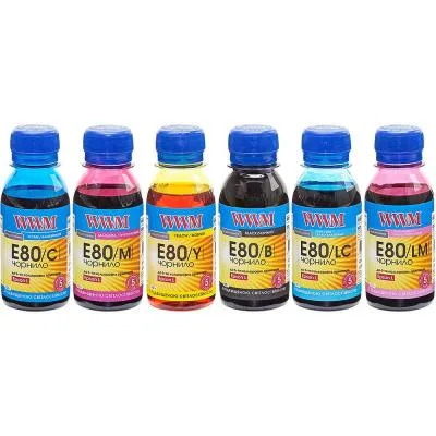 Чорнило WWM EPSON L800 B/Y/M/LM/LC 6х100г (E80SET-2)