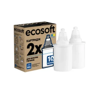 Картридж для фільтра глечика Ecosoft Бар''єр 2 шт (CRVK2BARECO)