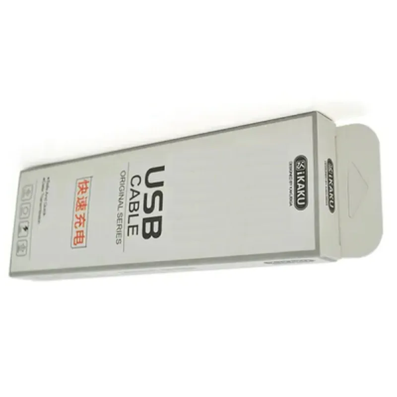 Дата кабель USB 2.0 AM to Lightning + Micro 5P + USB-C 1.0m KSC-325 KUHE 3A Black iKAKU (KSC-325)