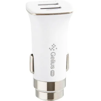 Зарядний пристрій Gelius Pro Apollo GP-CC01 2USB 3.1A + Cable MicroUSB White (71434)