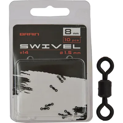 Вертлюг Brain Swivel No.14 8mm diam 1.5mm (10 шт/уп) SGCA-8008-14 (1858.24.68)