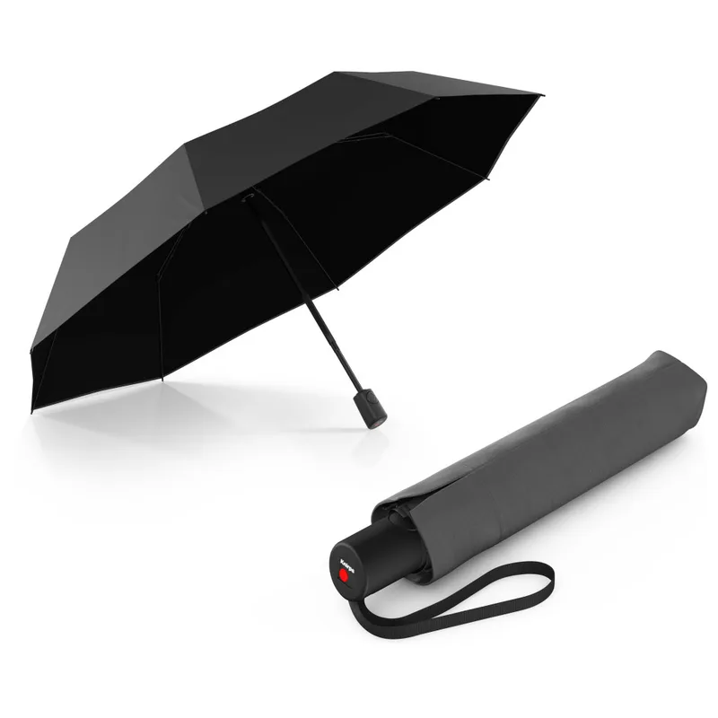 Парасоля Knirps A.200 Medium Duomatic Dark Grey Black HeatShield автомат, складана (Kn95-7201-08002)
