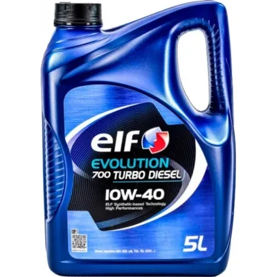 Моторна олива ELF EVOL.700 TURBO D 10w40 5л. (4379)