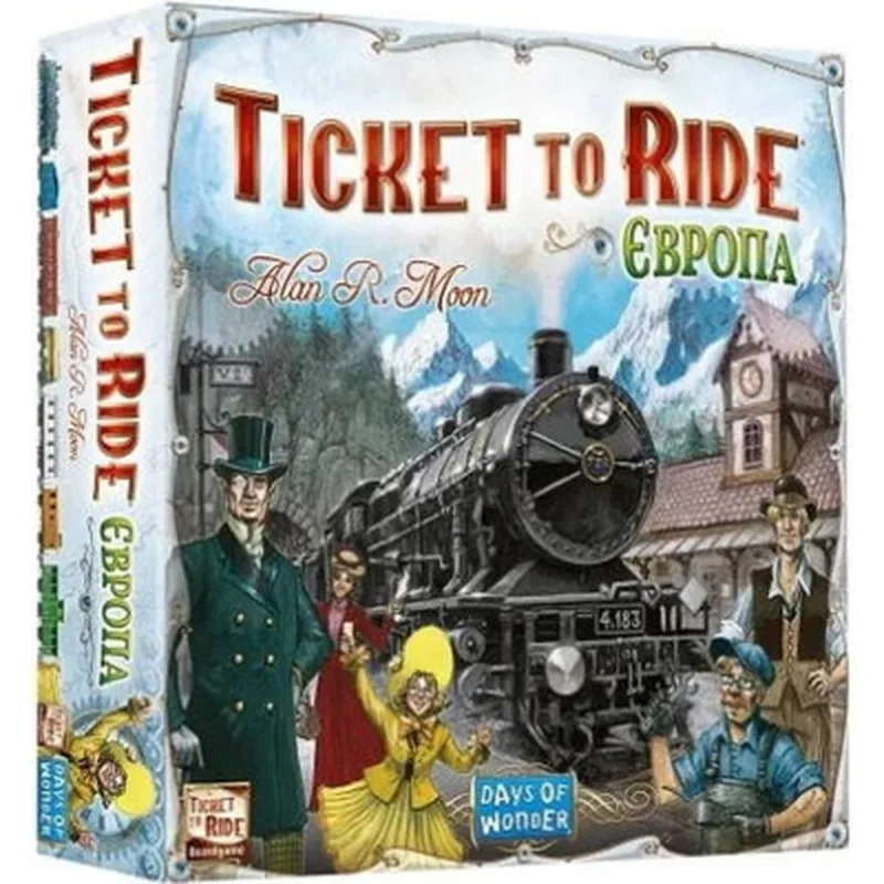 Настільна гра Lord of Boards Квиток на поїзд: Європа (Ticket to ride: Europe) (укр.) (DOW7202UK)
