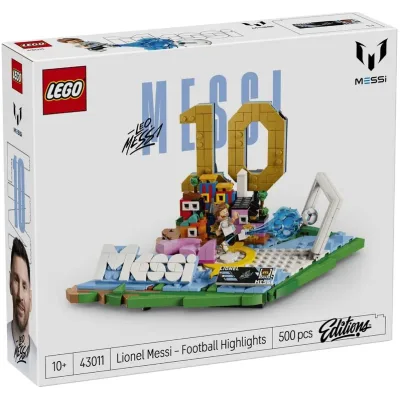 Конструктор LEGO Editions Football Ліонель Мессі — найкращі моменти футбольних матчів (43011)