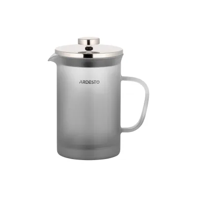 Френч-прес ARDESTO Fresh 800 мл Grey (AR1108PFM)