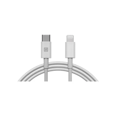 Дата кабель USB-C to Lightning 2.0m MFI TPE White REAL-EL (EL123500058)