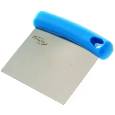 Шкребок кондитерський Gi.Metal 8х11,5 см н/ж, ручка з пластику (AC-TPF11)