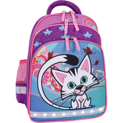 Рюкзак шкільний Bagland Mouse 143 малиновий 512 (00513702) (85267818)
