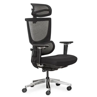 Офісне крісло Mealux S8 Air Fabric Black (HF-S8P F/B)