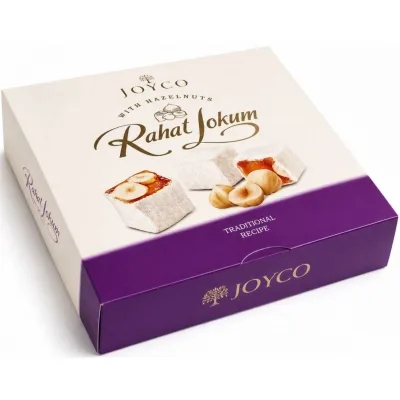 Цукерка JOYCO Рахат-лукум з фундуком 250 г (4850001396628)