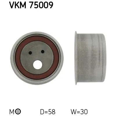 Ролик натягувача ременя SKF VKM 75009
