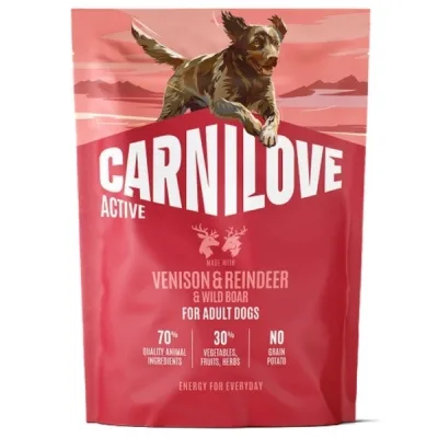 Сухий корм для собак Carnilove Active Venison & Reindeer & Wild Boar Active Adults 1.5 кг (8595602581184)