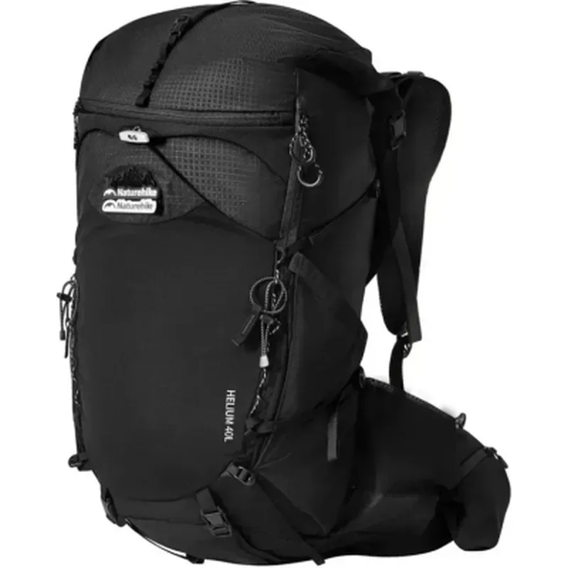 Рюкзак туристичний Naturehike Helium CNK2450XB016, 40 л, чорний, L (6976507666619)
