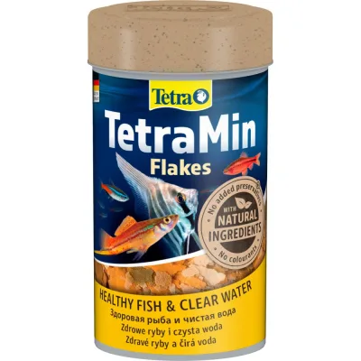 Корм для риб Tetra Min Flakes для тропічних акваріумних рибок в пластівцях 100 мл (4004218813045)