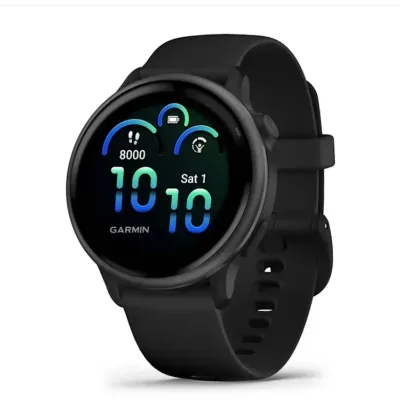 Смарт-годинник Garmin vivoactive 6, Black/Slate, GPS смарт-годинник (010-02985-00)