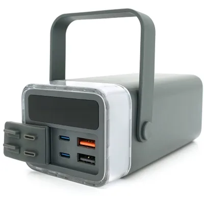 Батарея універсальна Remax 40000mAh, 22.5W, PD+QC, 2*USB+2*Type-C, Gray (RPP-596)