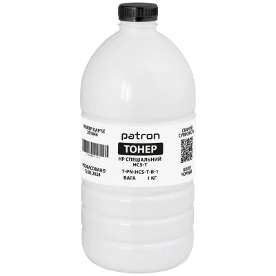 Тонер HP HCS-T, 1 кг, black Patron (PN-HCS-T-B-1)