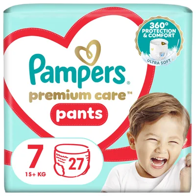 Підгузки Pampers Premium Care Pants Трусики Розмір 7 (15+ кг) 27 шт. (8006540807026)