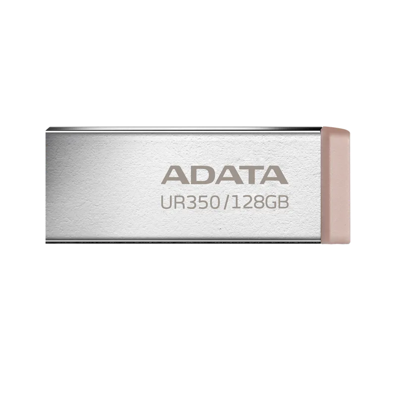 USB флеш накопичувач ADATA 128GB UR350 Silver/Beige USB 3.2 (UR350-128G-RSR/BG)