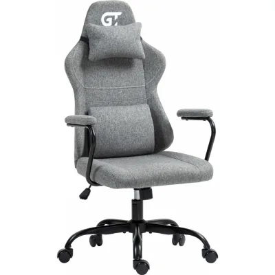 Крісло ігрове GT Racer X-2322 Gray (X-2322 Fabric Gray)