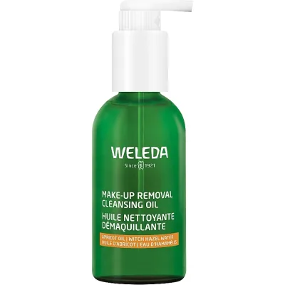 Гідрофільна олія Weleda Make-Up Removal Cleansing Oil З органічним гамамелісом для сухої та чутливої шкіри 150 мл (4001638589598)