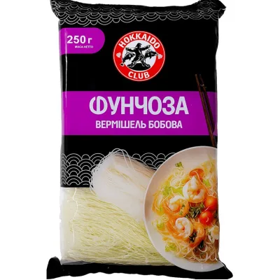 Макарони Hokkaido Club Фунчоза 250 г (4820172444428)