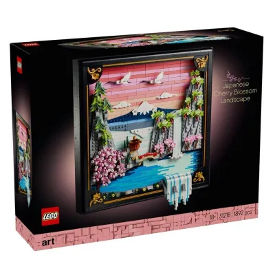 Конструктор LEGO ART Японський пейзаж із цвітом сакури (31218)