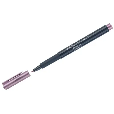 Маркер Faber-Castell металік для декору Metallics Marker Berry nice, M (1,5 мм), колір малиновий (30349)