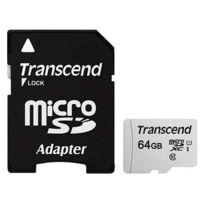 Карта пам\'яті Transcend 64GB microSDXC class 10 UHS-I U1 (TS64GUSD300S)