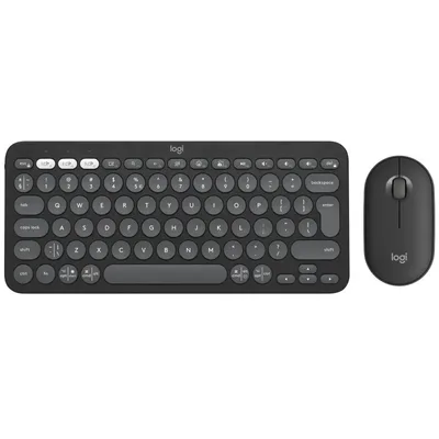 Комплект Logitech Pebble 2 for Mac Wireless UA Graphite (920-012244)