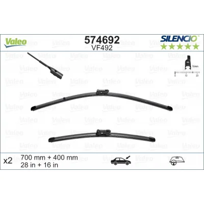 Щітка склоочисника Valeo 574692